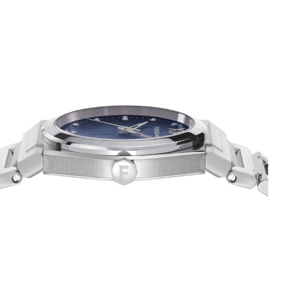 Salvatore Ferragamo Vega Quartz Diamond Blue Dial Men's Watch SFYF01023 - Picture 10 of 12